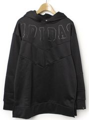 adidasアディダス☆プルオーバーパーカー黒