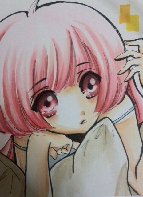 自作イラスト ピンク髪の女の子 新品 中古のオークション モバオク 自作イラスト ピンク髪の女の子 新品 中古のオークション モバオク