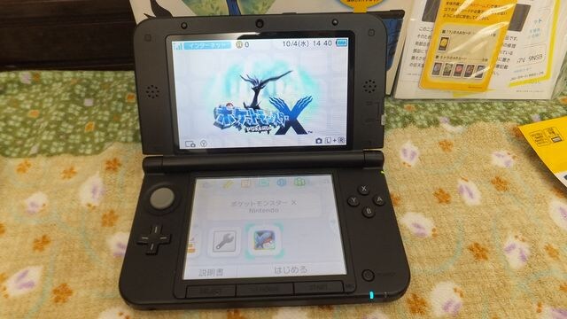 美品 3dsll本体セット ポケモンxモデル ポケモンx付き10 4 3 新品 中古のオークション モバオク